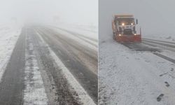 Kar nedeniyle kapanan Viranşehir Diyarbakır ve Siverek yolu ulaşıma açıldı