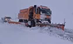 Muş - Diyarbakır yolu yoğun kar ve tipi nedeniyle ulaşıma kapandı