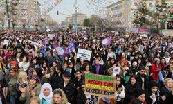 Diyarbakır'da 8 Mart mitingi: Öcalan’ın mesajı okundu