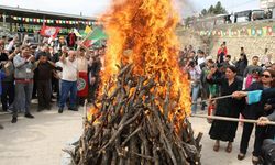 Diyarbakır’ın ilçesinde Newroz kutlaması