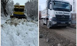 Elazığ’da kar yağışı sonrası tüm yollar ulaşıma açıldı!