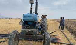 Tarlada dinlenmek için uyuyan kadın iş makinesinin altında kaldı!