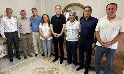 DEM Parti, Diyarbakır’da Veysi Aktaş'ı ziyaret etti