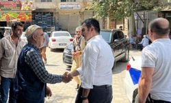 Diyarbakır Dicle'nin yeni kaymakamı esnafla buluştu