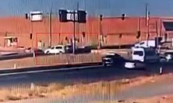 Diyarbakır’da ters yöne girdi, kaza yaptı: O anlar kamerada!