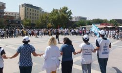 Diyarbakır’da memurlardan halaylı iş bırakma eylemi!