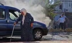 Diyarbakır'da faciadan dönüldü: Yaşlı kadın son anda kurtuldu!