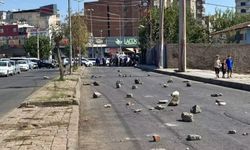 Diyarbakır’da yolu taşlarla kapattılar: Sebebi belli oldu!