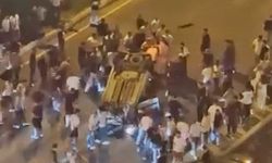 Diyarbakır'da otomobil ters döndü: Yaralılar var!