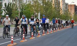 Diyarbakır'da pedallar farkındalık için çevrildi