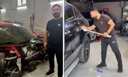 Ferrari'yi perte çıkarmıştı: Bu kez araç boyasını kaldırdı