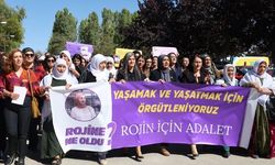 Van’da kadınlar Rojin Kabaiş için yürüdü!