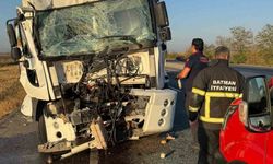 Batman – Diyarbakır yolunda kaza: İki TIR çarpıştı