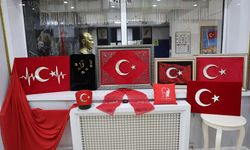 Diyarbakır Olgunlaşma Enstitüsü'nden "Bayrak" temalı sergi