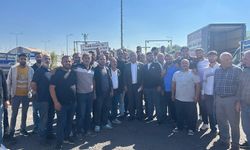 Diyarbakır’da kamyoncular ‘kantar’ eyleminde!