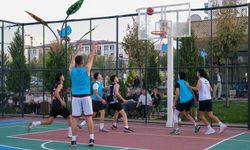 Diyarbakır’da sokakta basketbol heyecanı yaşanıyor
