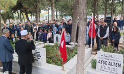Neşe Alten ve babası mezarı başında anıldı
