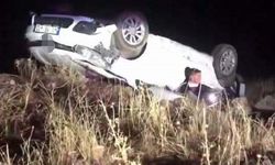 Diyarbakır’da otomobil takla attı: Yaralı var!