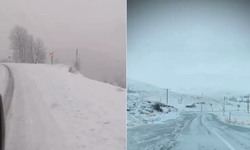 Adıyaman Malatya ve Tunceli’ye kar geldi: Yollar kapandı!