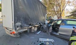 Otomobilini hızını denerken perte çıkardı