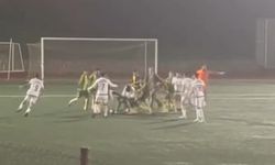 Futbolcular tekme tokat birbirine girdi