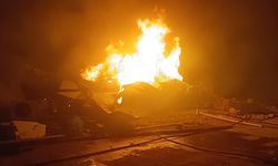 Malatya’da bir şantiyede yangın çıktı!