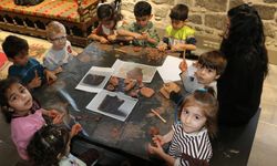 Diyarbakır İçkale Müzesi'nde atölye kuruldu: Çocuklar heykeltıraş oldu