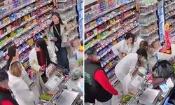 Markette şok olay: "Kocamla birliktesin" deyip saldırdı!