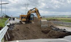 Batman’da yol çöktü, trafiğe kapatıldı!