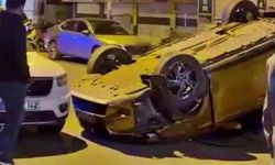 Diyarbakır’da kaza: Otomobil takla attı, yaralılar var