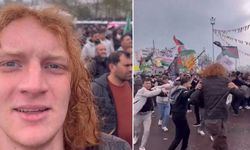 Diyarbakır, ABD'li turisti konuşuyor: Mitingin ortasında kaldı!