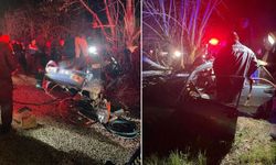 Kontrolden çıkan araç ağaca çarptı: 3 kişi hayatını kaybetti