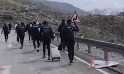 TFF 'olmaz' dedi: Hakkari Zapspor futbolcuları dağları aştı!