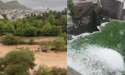 Diyarbakır’a dolu ve yağmur vurdu: Piknik alanları su altında kaldı!