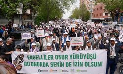 Diyarbakır'da bir ilk: Engelliler ‘Onur Yürüyüşü’nde buluştu