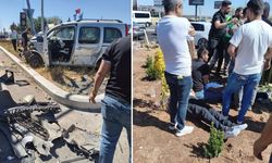Diyarbakır havaalanı kavşağında kaza: Yaralılar var