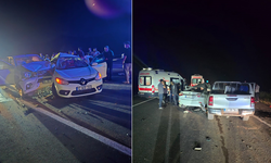 Diyarbakır yolunda can pazarı: Otomobil İle pikap çarpıştı, 1’i ağır 3 yaralı!