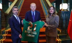 Amedspor heyeti Cumhurbaşkanı Erdoğan ile görüştü