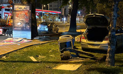 Parka dalan otomobil ortalığı savaş alanına çevirdi!