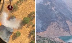 Siirt’te yangın: Diyarbakır’dan helikopter devrede