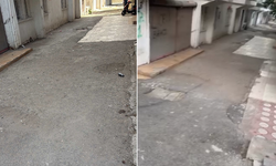 Diyarbakır’da 14 metrelik asfalt çilesi: “1 yıldır yapılmadı!”