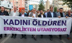 Diyarbakır'da erkeklerden sessiz yürüyüş!