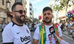 Diyarbakır'da maç öncesi renkli görüntüler: Amedspor - Beşiktaş taraftarı yan yana!