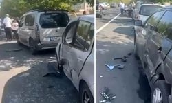 Diyarbakır’da seyir halindeki otomobil 4 aracı biçti: Yaralı var