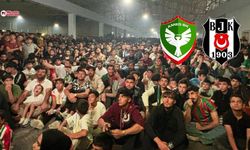 O şehirde Amedspor coşkusu: Dev ekranda binlerce kişi maçı izledi!