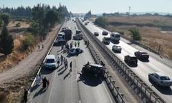 Yola mazot döküldü: 10 araç kazaya karıştı!