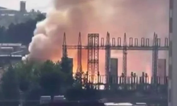 Diyarbakır elektriksiz kaldı: Patlama görüntüleri ortaya çıktı!