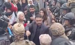 Diyarbakır’da eylem: DEM Partililerden jandarmaya tepki!
