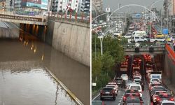 Diyarbakır’ı sağanak yağmur vurdu! Alt geçitler sular altında kaldı, araçlar yollarda kaldı