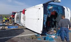 Manisa'da tur otobüsü kazası: Çok sayıda ölü ve yaralı var